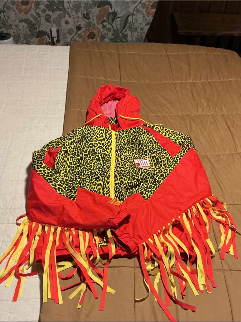 Tipsy Elves, Slim Jim Fringe Windbreaker , Size XL